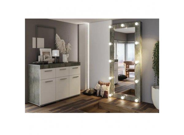 Зеркало навесное Инстайл, бетон